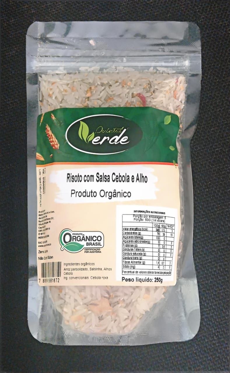 Risoto - Com Salsa Cebola e Alho - Arroz Parbolizado