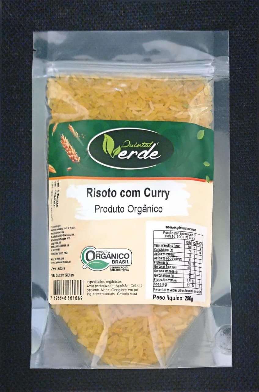 Risoto - Com Curry - Arroz Parbolizado