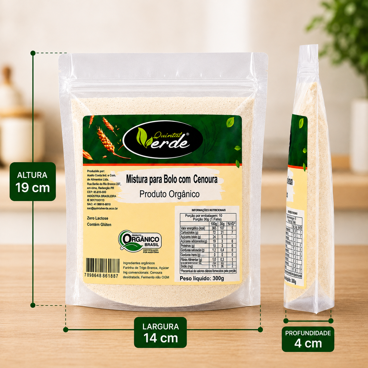 Mistura para Bolo de Cenoura