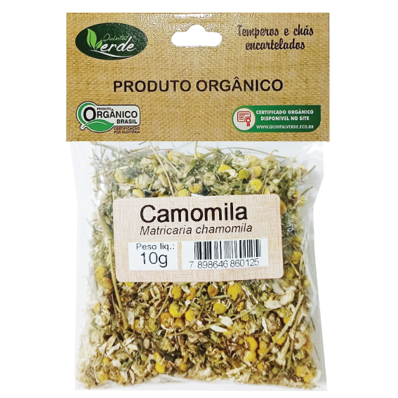 Kit 10 Chá Encartelado de Camomila - 10g
