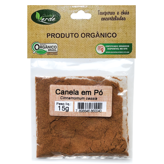Tempero Encartelado Canela em pó - 15g