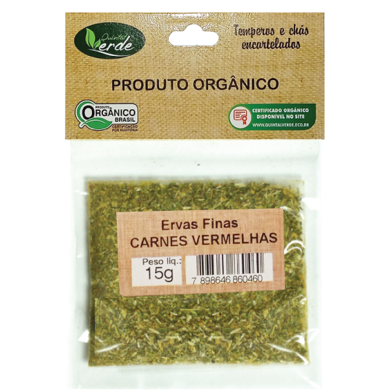 Tempero Carnes Vermelhas Ervas Finas Encartelado - 15g