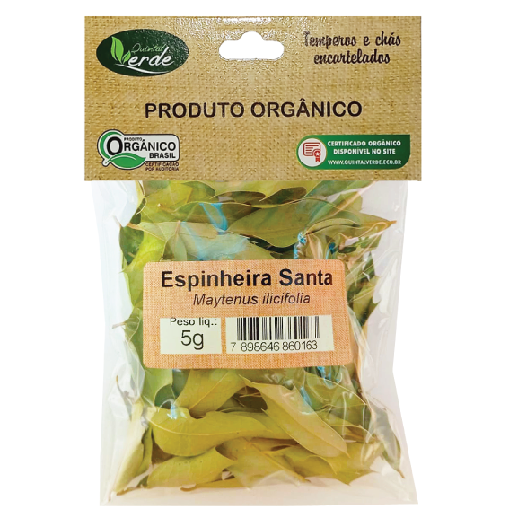 Kit 10 Chá Encartelado de Espinheira Santa - 5g