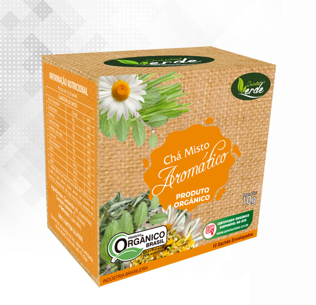 Kit 6cx Chá Misto Sachê Aromatizado (10un/caixa)