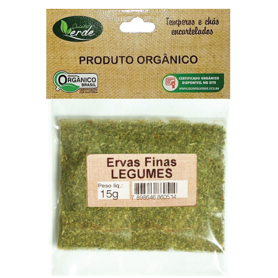 Tempero Legumes Ervas Finas Encartelado - 15g