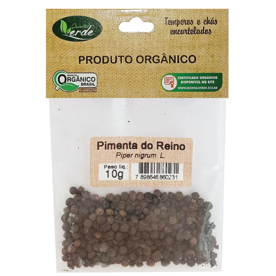 Kit 10 Tempero Encartelado Pimenta do Reino - 10g
