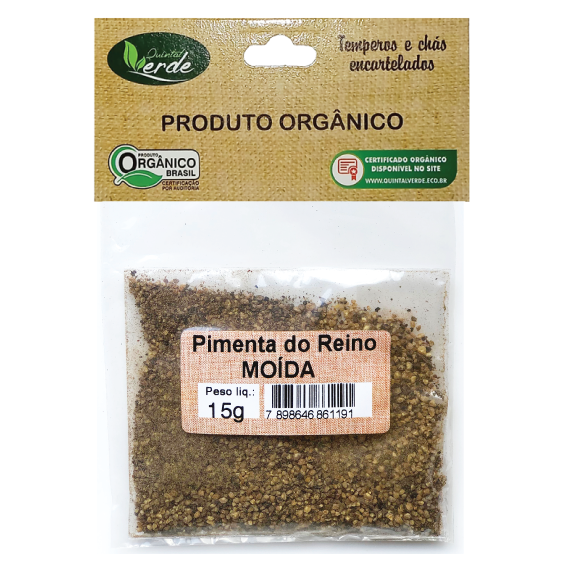 Kit 10 Tempero Encartelado Pimenta do Reino moída - 15g