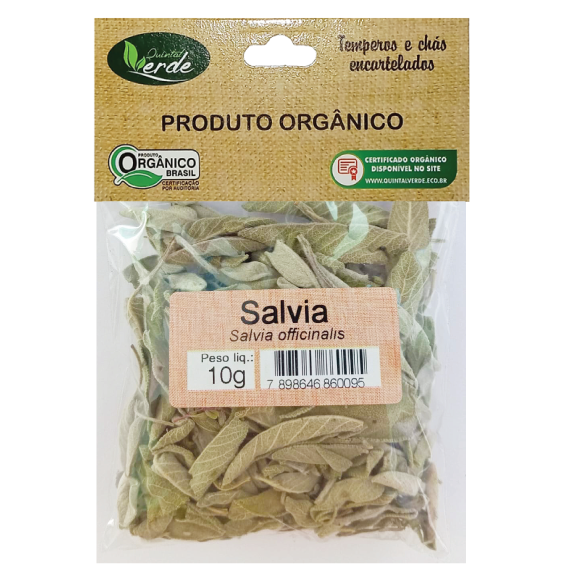 Kit 10 Tempero Encartelado Sálvia - 10g