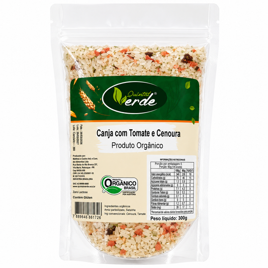 Canja - Com Cenoura e Tomate - Arroz Parbolizado