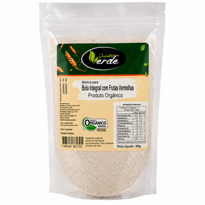 Mistura para Bolo Integral com Frutas Vermelhas