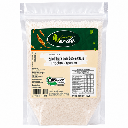 Mistura para Bolo Integral Coco e Cacau