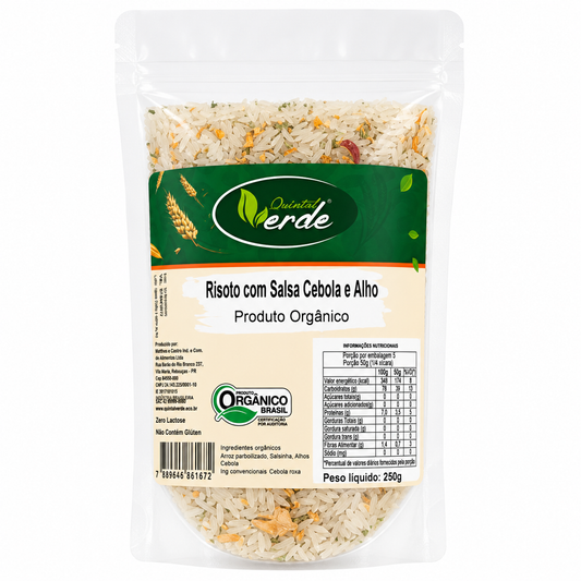 Risoto - Com Salsa Cebola e Alho - Arroz Parbolizado