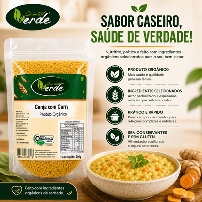 Canja - Com Curry - Arroz Parbolizado