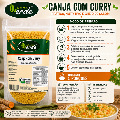 Canja - Com Curry - Arroz Parbolizado