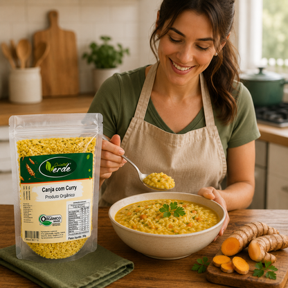 Canja - Com Curry - Arroz Parbolizado