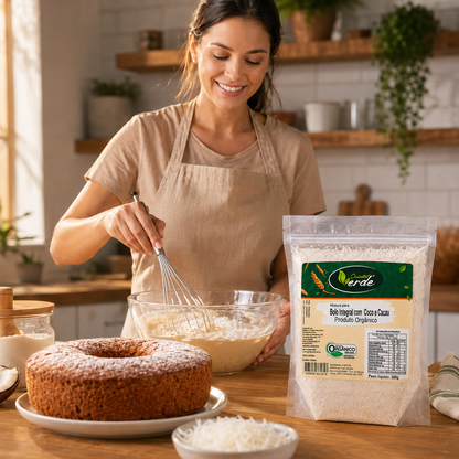Mistura para Bolo Integral Coco e Cacau