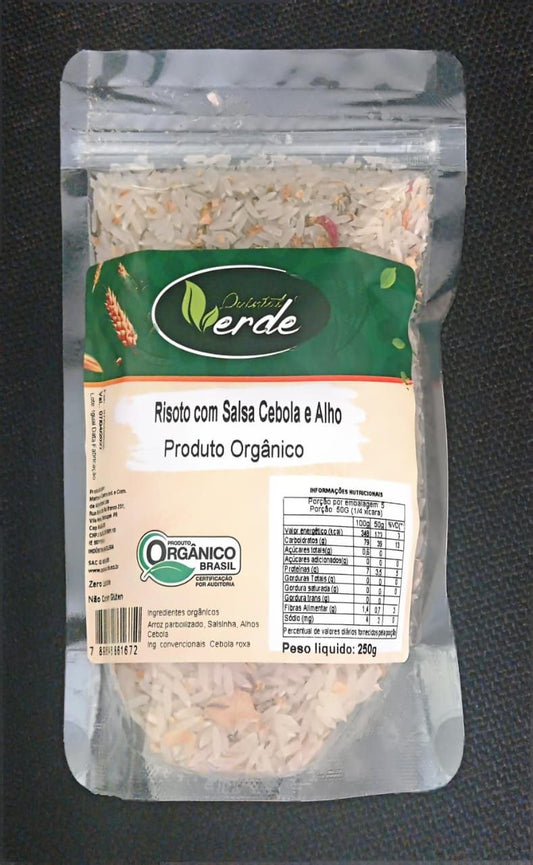 Risoto - Com Salsa Cebola e Alho - Arroz Parbolizado