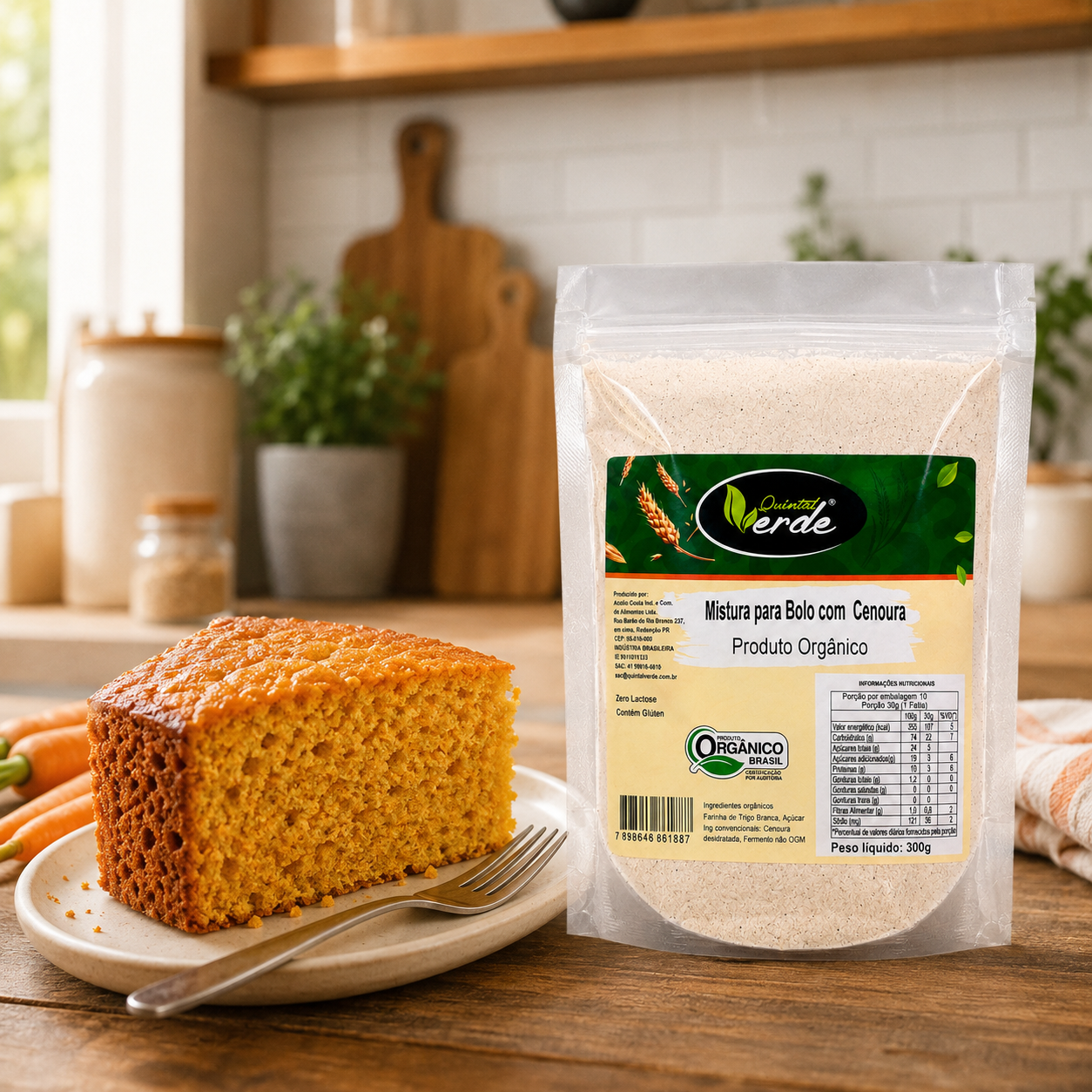 Mistura para Bolo de Cenoura