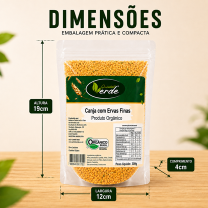 Canja - Com Ervas Finas - Arroz Parbolizado