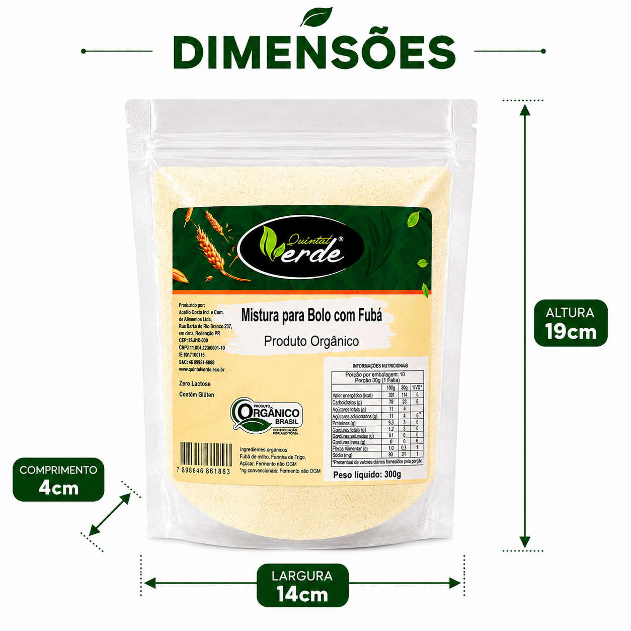 Mistura para Bolo de Fubá
