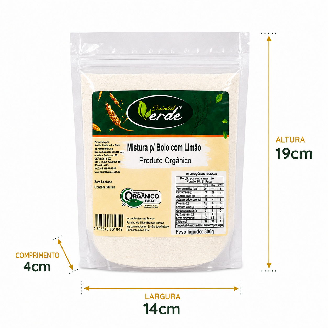 Mistura para Bolo de Limão