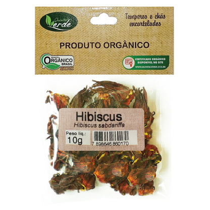 Chá Encartelado de Hibisco - 10g