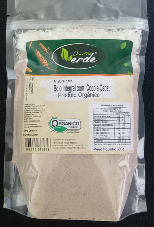 Mistura para Bolo Integral Coco e Cacau