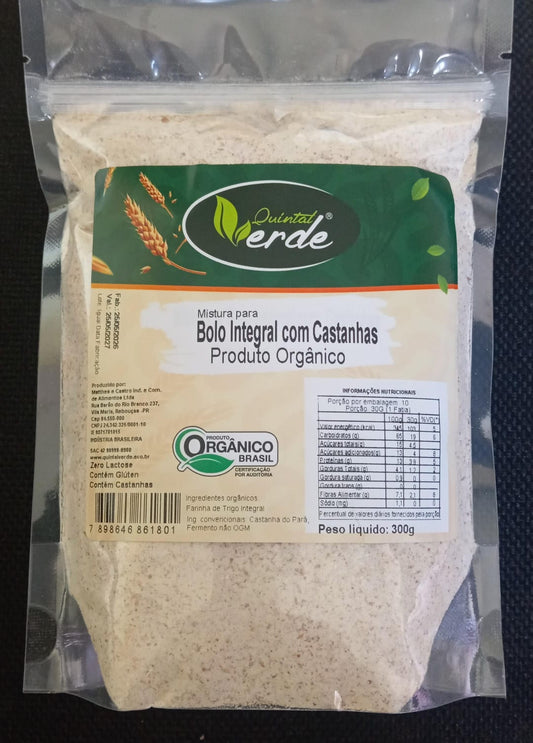 Mistura para Bolo Integral com Castanha