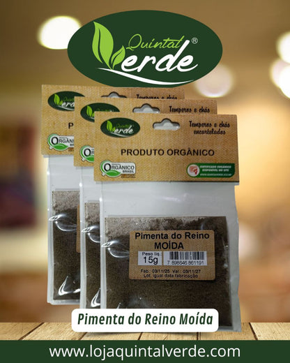 Tempero Encartelado Pimenta do Reino moída - 15g