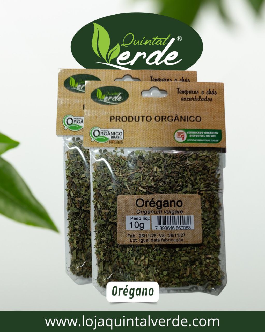 Kit 10 Tempero Encartelado Orégano - 10g