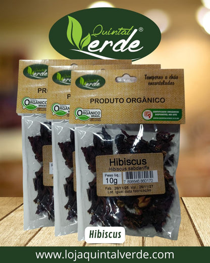 Chá Encartelado de Hibisco - 10g